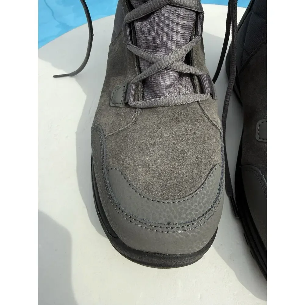 Women's 10 M Columbia Minx Mid II Snow Waterproof Boots Insulated Gray Faux Fur